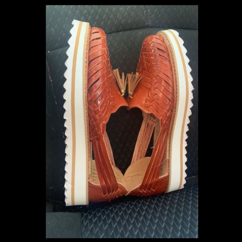 Authentic Mexican Huaraches with platform sole